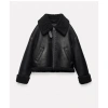 Áo khoác da lót giả lông Zara màu đen sẵn giảm giá 18% chỉ 880.000₫ 5