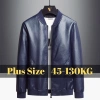 Áo Khoác Da Nam Cổ Đứng Dây Kéo Plus Size 45-130kg Giá Giảm 492.150 VND