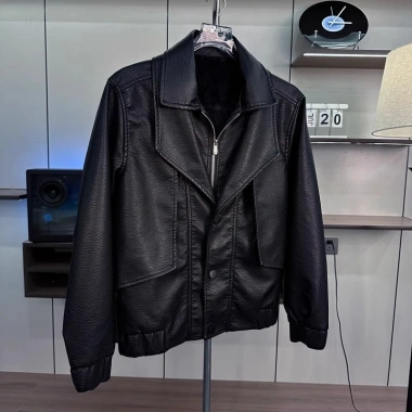 Áo khoác da nam hai mảnh trẻ trung ấm áp, phù hợp mùa đông và lái xe máy, giá chỉ 648.000₫ 3