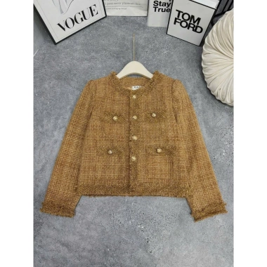 Áo khoác dạ tweed nữ ngắn 2 lớp nhung tua rua tiểu thư mùa đông Hàn Quốc - 236k 7 Áo khoác dạ tweed nữ ngắn 2 lớp nhung tua rua tiểu thư mùa đông Hàn Quốc - 236k 7