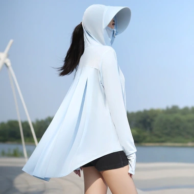 Áo khoác dài bảo vệ nắng UV cho nữ Mượt, thoáng khí, chống nắng, giá 218.694₫ 12 Áo khoác dài bảo vệ nắng UV cho nữ Mượt, thoáng khí, chống nắng, giá 218.694₫ 12