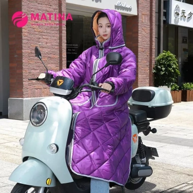 Áo khoác dài mùa đông nam nữ MATINA KP160 chống gió, lạnh, nước, lót nỉ ấm dày - Giá chỉ 399.000 VND
