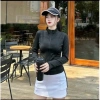 Áo khoác dài tay nữ chống nắng co giãn, phù hợp gym, yoga, aerobic, chạy bộ, shuffle dance, pickleball, zumba - chất đẹp, giá 101.490₫