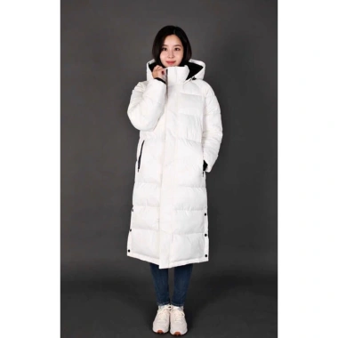 Áo khoác dài unisex xuất Hàn, phao mềm mịn, chống nước, siêu ấm, giảm giá 775k 8