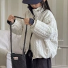 Áo khoác đệm cotton bé gái Hàn Quốc, ấm áp thu đông, vừa lớn, thời trang trẻ em