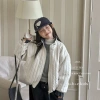 Áo khoác đệm cotton bé gái Hàn Quốc, ấm áp thu đông, vừa lớn, thời trang trẻ em 2