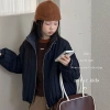 Áo khoác đệm cotton bé gái Hàn Quốc, ấm áp thu đông, vừa lớn, thời trang trẻ em 5