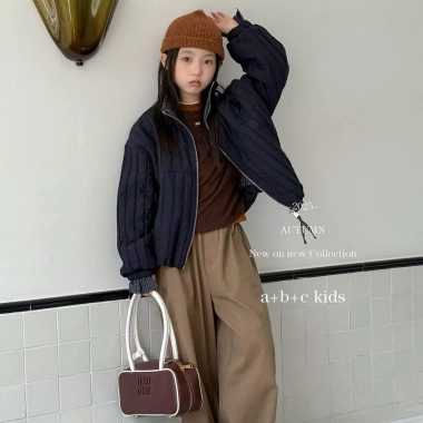 Áo khoác đệm cotton bé gái Hàn Quốc, ấm áp thu đông, vừa lớn, thời trang trẻ em 7