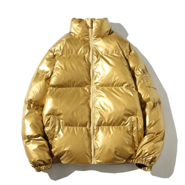 Áo khoác đệm Cotton bóng mùa đông, mũ phản quang, màu xám bạc – mới, ấm áp 6 Áo khoác đệm Cotton bóng mùa đông, mũ phản quang, màu xám bạc – mới, ấm áp 6