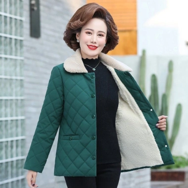 Áo khoác đệm cotton lông cừu dày thời trang thu đông cho phụ nữ trung niên, 548,277₫ 7 Áo khoác đệm cotton lông cừu dày thời trang thu đông cho phụ nữ trung niên, 548,277₫ 7