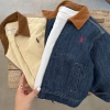 Áo khoác denim bé 0-3 tuổi mùa thu, thoáng khí, phong cách sang trọng - Giá 295.258 VND 3
