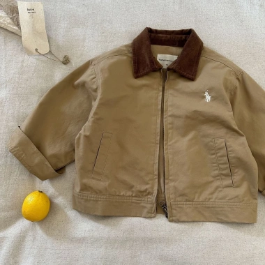 Áo khoác denim bé 0-3 tuổi mùa thu, thoáng khí, phong cách sang trọng - Giá 295.258 VND