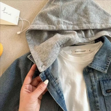 Áo khoác denim bé trai 0-3 tuổi mùa xuân Hàn Quốc nhiệt đới cool, giá 277.746₫