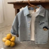 Áo khoác denim bé trai Hàn Quốc dài tay - Thời trang trẻ em giá ưu đãi 311,511₫ 5