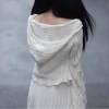 Áo khoác dệt kim mỏng nữ mùa hè: Cardigan mũ trùm đầu chống nắng, giá chỉ 195.480₫ 6