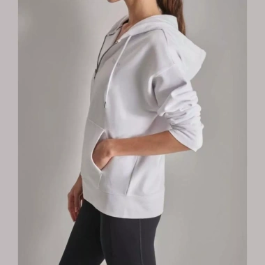 Áo khoác DKNY thể thao lót nỉ trắng - Dạo phố, công sở, du lịch, chỉ 350.000₫