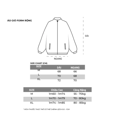 Áo khoác dù cao cấp 2 lớp unisex form rộng cá tính chống nắng gió GZAKA01 - Giá chỉ 175.000₫ 9