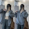 Áo khoác dù chống nắng, trượt nước cực tốt, dây kéo sọc, form unisex nam nữ, nón 2 lớp thoáng mát - 136k 6