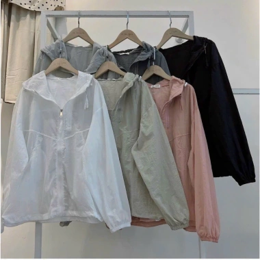 Áo khoác dù chống nắng, trượt nước cực tốt, dây kéo sọc, form unisex nam nữ, nón 2 lớp thoáng mát - 136k 7 Áo khoác dù chống nắng, trượt nước cực tốt, dây kéo sọc, form unisex nam nữ, nón 2 lớp thoáng mát - 136k 7
