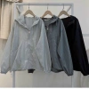 Áo khoác dù chống nắng, trượt nước cực tốt, dây kéo sọc, form unisex nam nữ, nón 2 lớp thoáng mát - 136k 9
