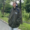 Áo Khoác Dù EKG Logo Thêu 2 Lớp Unisex Form Rộng Nam Nữ - Siêu Nhẹ, Bảo Vệ 20°C 4