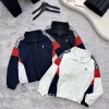 Áo khoác dù gió 2 lớp dài thêu ngựa, phối sọc tay - Cặp đôi Tady Shop AKDD-018 giảm còn 179k 6