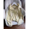 Áo khoác dù gió nhăn nữ croptop, nón phối, tay 3 sọc ánh dĩệu - giá 135k 3