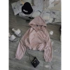 Áo khoác dù gió nữ croptop có nón, túi thiết kế, khóa kéo - Giá chỉ 135k 4