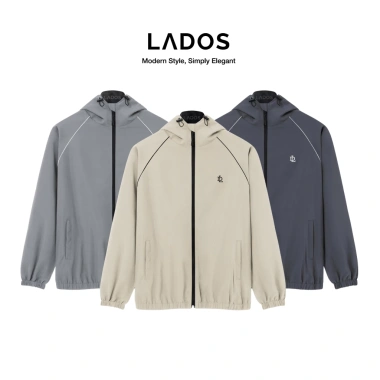 Áo khoác dù nam LADOS-2.124 viền lé nón, chống nắng, chống gió, cao cấp - 244k