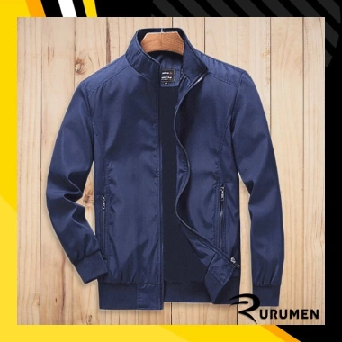 Áo Khoác Dù Nam Rurumen 2 Lớp Cổ Trụ Không Nón Big Size - Siêu ấm, Giá 229k 2