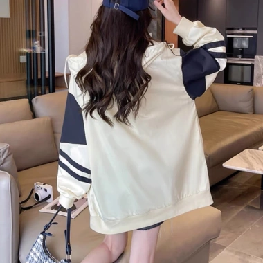 Áo khoác dù nữ có nón phối màu, vải ép 3 lớp trẻ trung - Giá 145.000đ 6