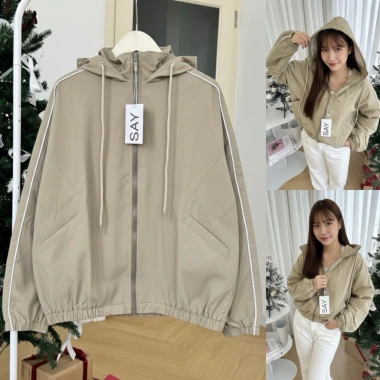 Áo khoác dù trượt nước 3 size, chống nắng cản gió, form rộng cổ cao, 2 lớp và túi trong - Giá 249.000đ 7