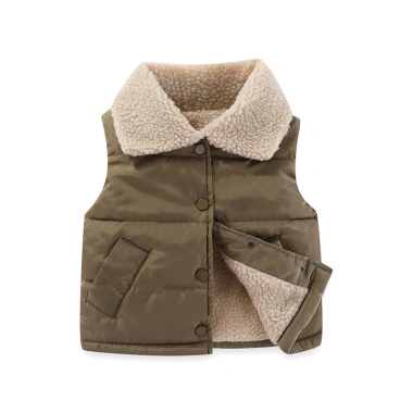 Áo Khoác Gile Phao Lót Lông Cừu AK05 cho Bé Gái - ShuBim Kids Giá 179k Giảm Giá 10