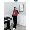 Áo khoác gile phao nữ logo M cổ cao túi tiện form vừa ôm người đẹp ấm WIN 5