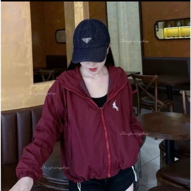 Áo khoác gió 2 lớp From vừa, mũ dây rút, chắn gió, cản nắng, kháng nước nhẹ, giá 89.999₫ 9