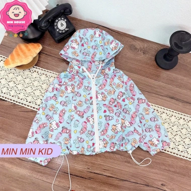 Áo khoác gió 2 lớp họa tiết mèo xinh cho bé gái 10-26kg dưới 1m2 mùa thu đông - Giá 149.000₫ 6 Áo khoác gió 2 lớp họa tiết mèo xinh cho bé gái 10-26kg dưới 1m2 mùa thu đông - Giá 149.000₫ 6