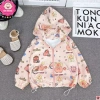 Áo khoác gió 2 lớp in tràn Labubu Kuromi Capybara Baby Three cho bé 20‑50kg - Giá ưu đãi 167k 4