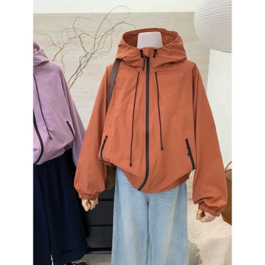 Áo khoác gió 2 lớp kaki, lót lụa mềm mịn, khóa túi, túi trong, nhiều màu T3 – Giá ưu đãi 250.294₫