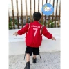 Áo khoác gió 2 lớp nhẹ cho bé trai 17-45kg - Phong cách thể thao CR7, giảm giá 23k