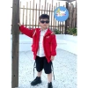 Áo khoác gió 2 lớp nhẹ cho bé trai 17-45kg - Phong cách thể thao CR7, giảm giá 23k 4