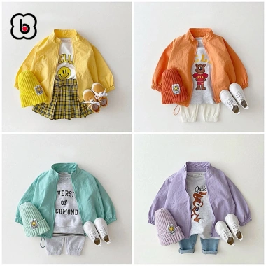 Áo khoác gió 2 lớp vải dù BabyloveGO KG01 cho bé gái - Chống nước, giữ ấm, tránh nắng gió, chỉ 179.000đ 2 Áo khoác gió 2 lớp vải dù BabyloveGO KG01 cho bé gái - Chống nước, giữ ấm, tránh nắng gió, chỉ 179.000đ 2