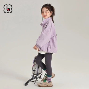 Áo khoác gió 2 lớp vải dù BabyloveGO KG01 cho bé gái - Chống nước, giữ ấm, tránh nắng gió, chỉ 179.000đ