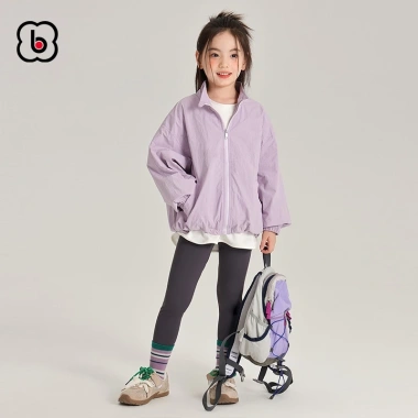 Áo khoác gió 2 lớp vải dù BabyloveGO KG01 cho bé gái - Chống nước, giữ ấm, tránh nắng gió, chỉ 179.000đ