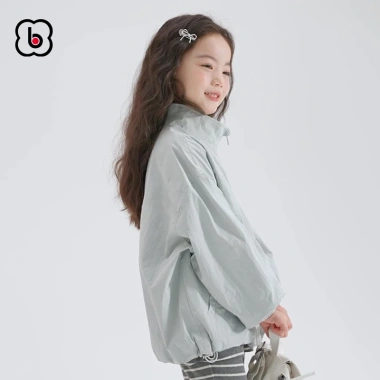 Áo khoác gió 2 lớp vải dù BabyloveGO KG01 cho bé gái - Chống nước, giữ ấm, tránh nắng gió, chỉ 179.000đ