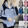 Áo khoác gió chống thấm nước có mũ trùm thời trang cho cặp đôi - Giá chỉ 484.424₫
