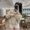 Áo khoác gió dù nữ 2 lớp croptop nhẹ kháng nước nhăn, thời thu đông XUZI 149k 8