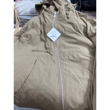 Áo khoác gió dù nữ 2 lớp Đ37, mũ và túi lót lụa, big size S-3XL, chống nắng mưa, chỉ 330.000₫