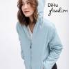 Áo khoác gió dù nữ hai lớp vân gạo, lót lưới chống nước, thời trang cao cấp, chỉ 159k 9
