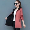 Áo Khoác Gió Hai Mặt Dáng Rộng Cỡ Vừa Thời Trang Xuân Thu Hàn Quốc Nữ 3