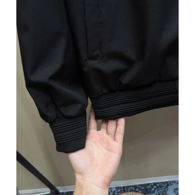 Áo khoác gió LÒ VE thêu 2 lớp bo gân mới 2.025 - khoá zip qhboypho giảm giá 3